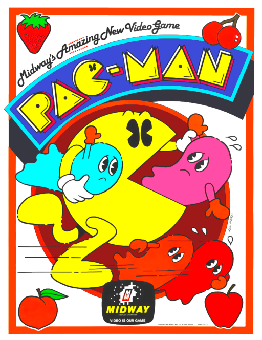 Pac-Man (Midway, harder) Game Cover